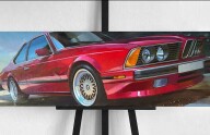 Картина Ивана Пашенцева: «BMW  E24» - Превью 2
