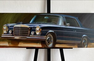 Картина Ивана Пашенцева: «Mercedes-Benz W111» - Изображение 2