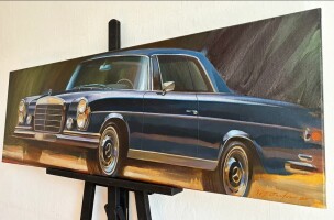 Картина Ивана Пашенцева: «Mercedes-Benz W111» - Изображение 4
