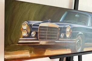 Картина Ивана Пашенцева: «Mercedes-Benz W111» - Изображение 3