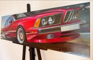 Картина Ивана Пашенцева: «BMW  E24» - Превью 4